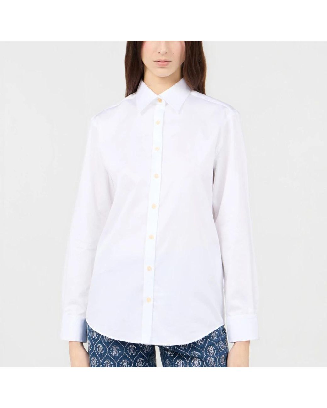 Shirts Roberto Cavalli de color White
