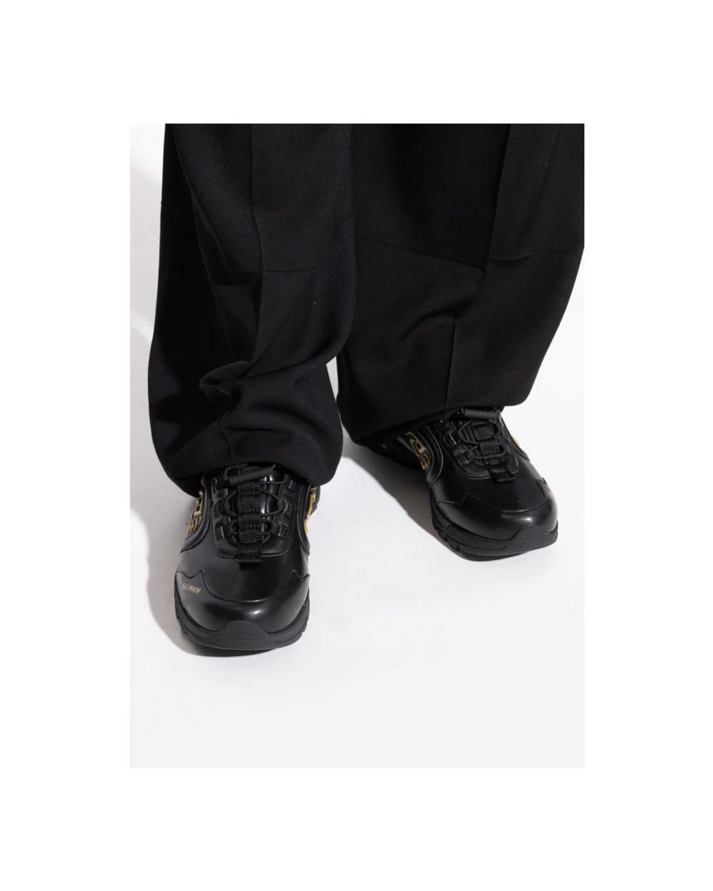 Balmain Black Sneakers for men
