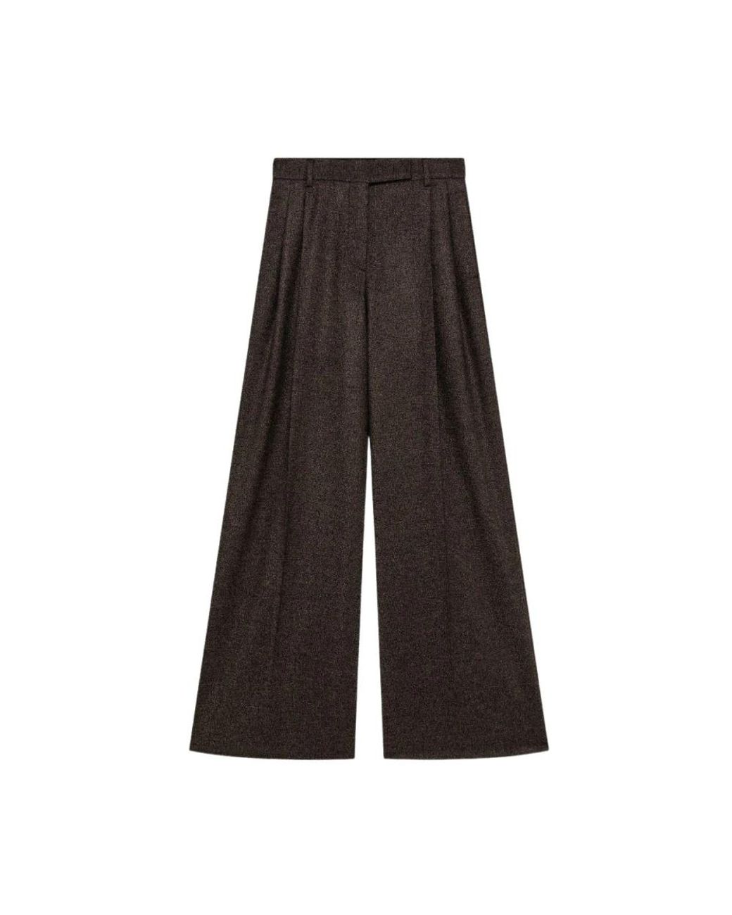 Wide Trousers MSGM en coloris Brown