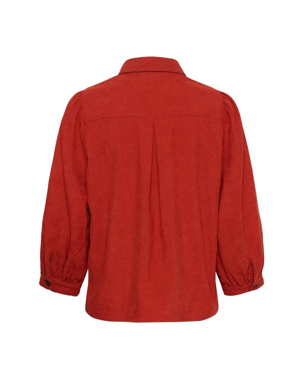 Shirts Kaffe de color Red