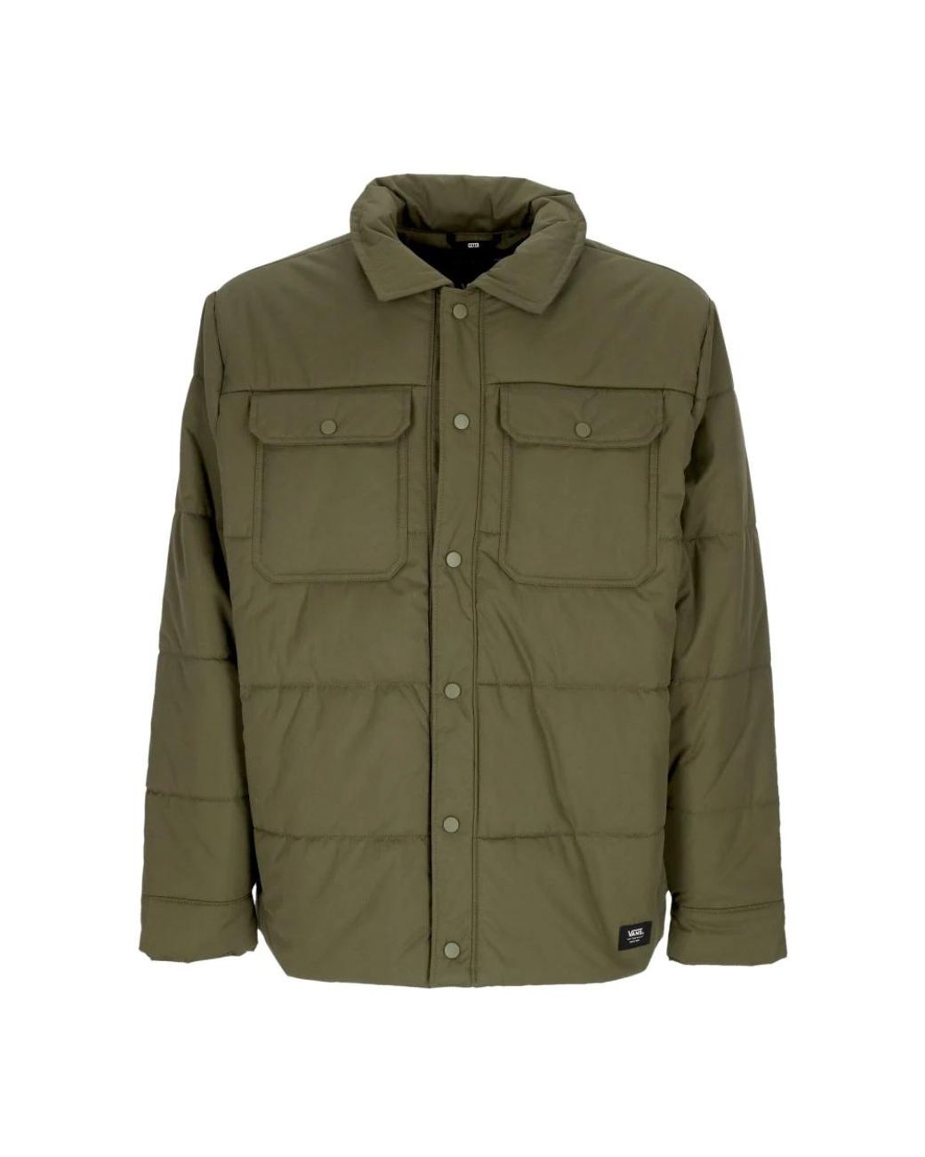 Vans Davis Mte-1 Pufferjack Donsjack Voor in het Green voor heren