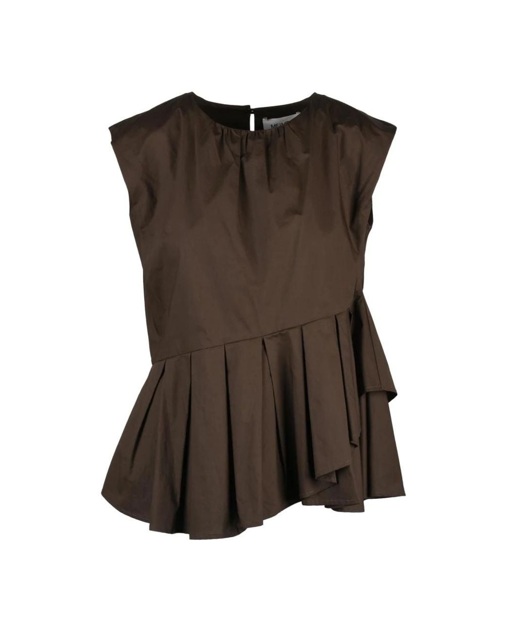 MEIMEIJ Brown Blouses