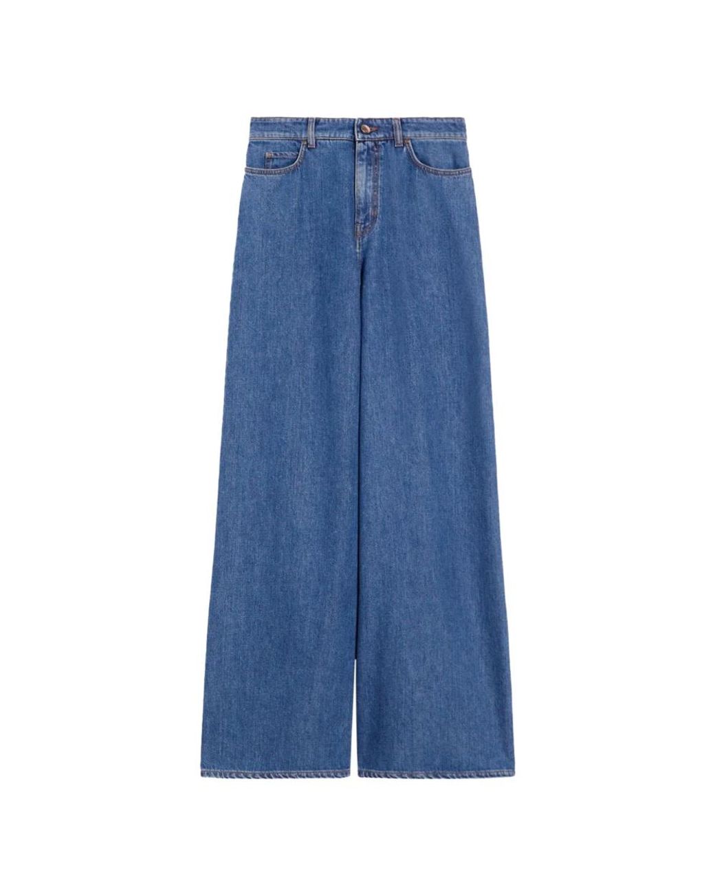 Max Mara Blue Wide Jeans