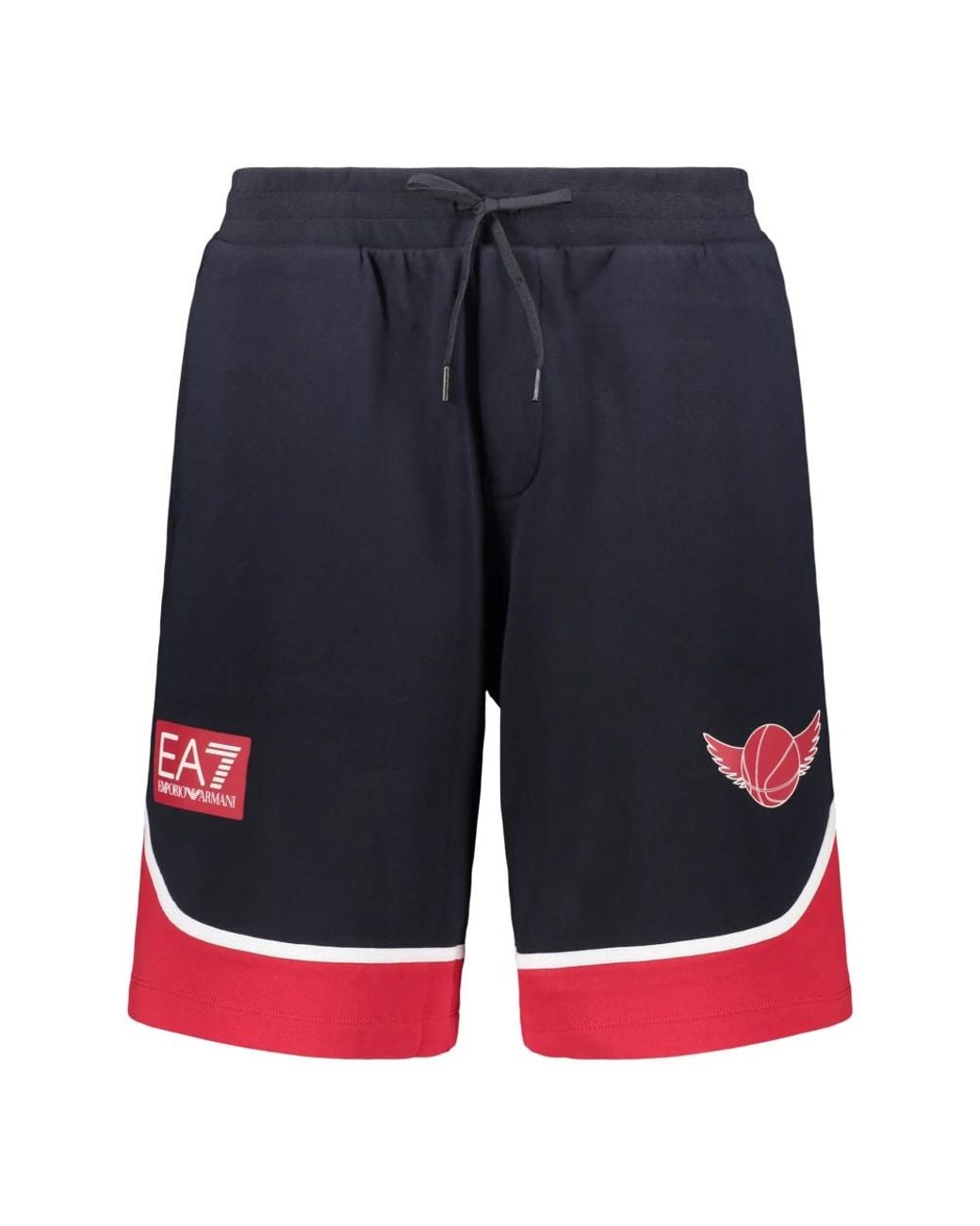 EA7 Blue Casual Shorts for men