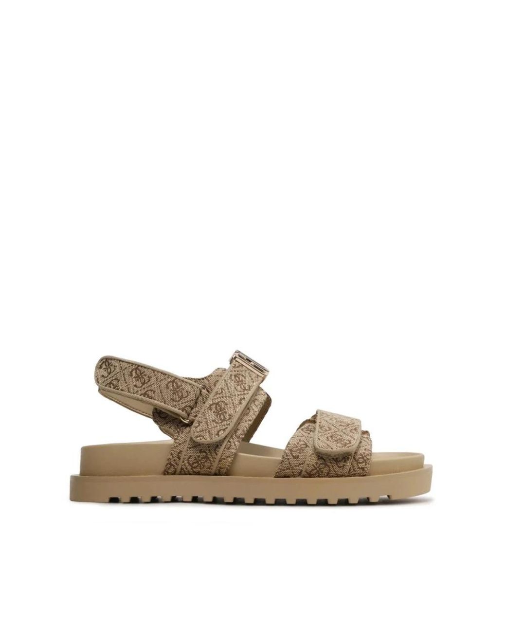 Guess Schoenen ,Fabelis 2 Flat Sandalen in het Natural