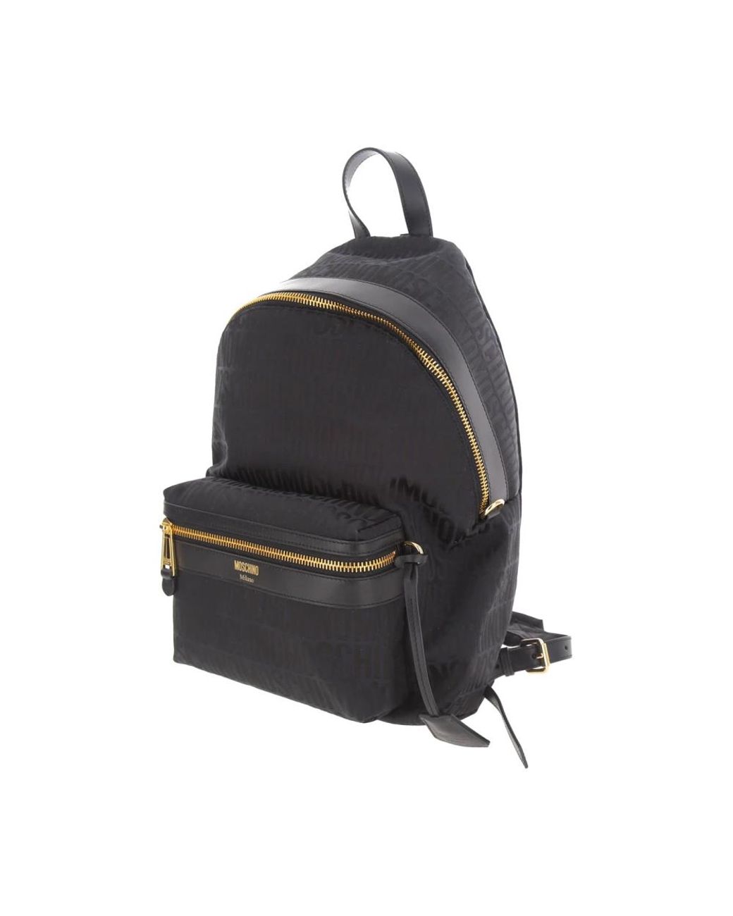 Moschino Logo Rucksack in Black für Herren