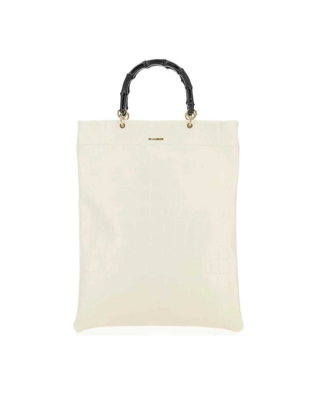 Borsa a mano di Jil Sander in Natural