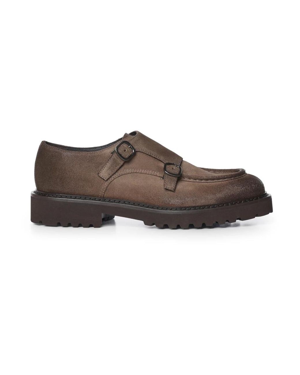 Doucal's Commander Loafer Mit Doppelschnalle in Brown für Herren