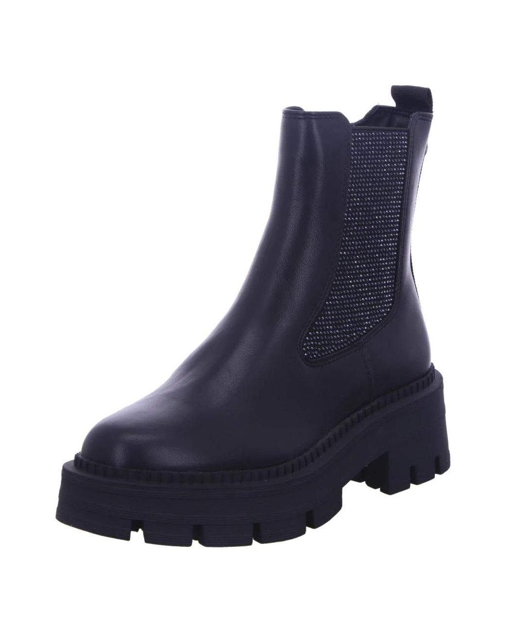 Tamaris Blue Chelsea Boots