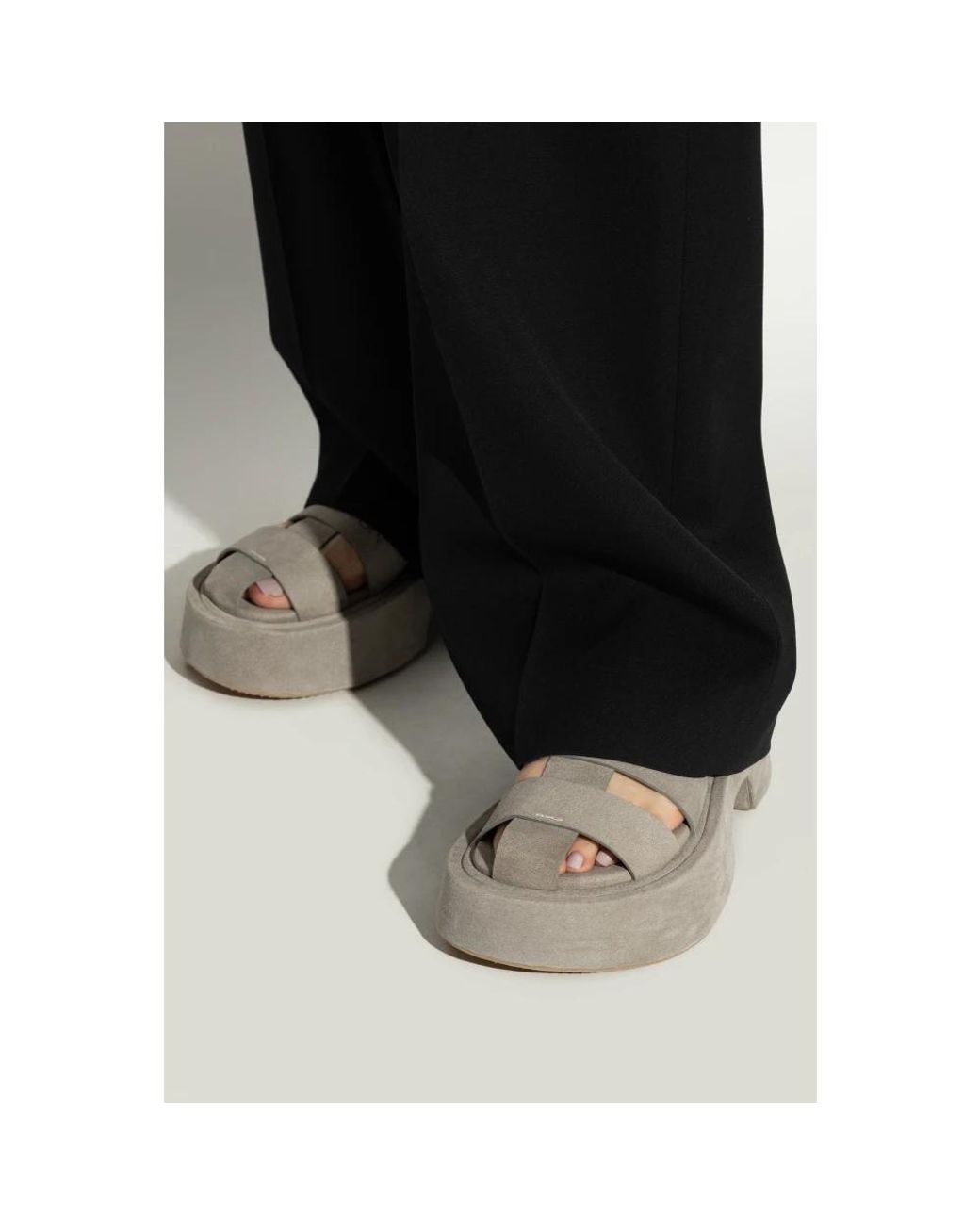 J.W. Anderson Gray Flat Sandals