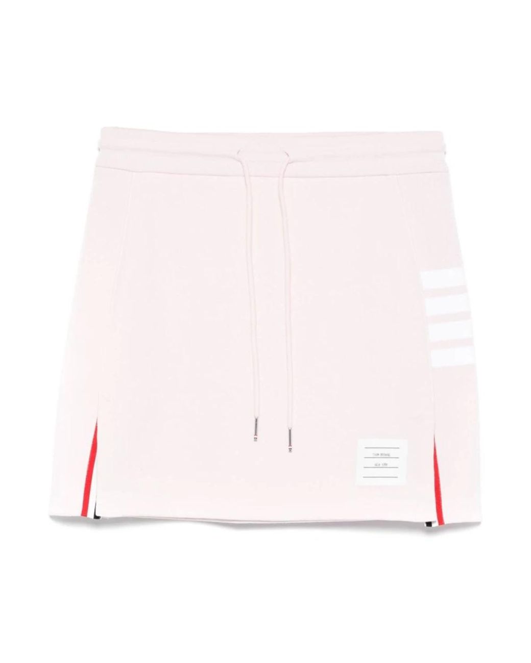 Thom Browne Rokken ,Roze ,Katoen Roze Mini Rok 4Bar Katoen in het Pink