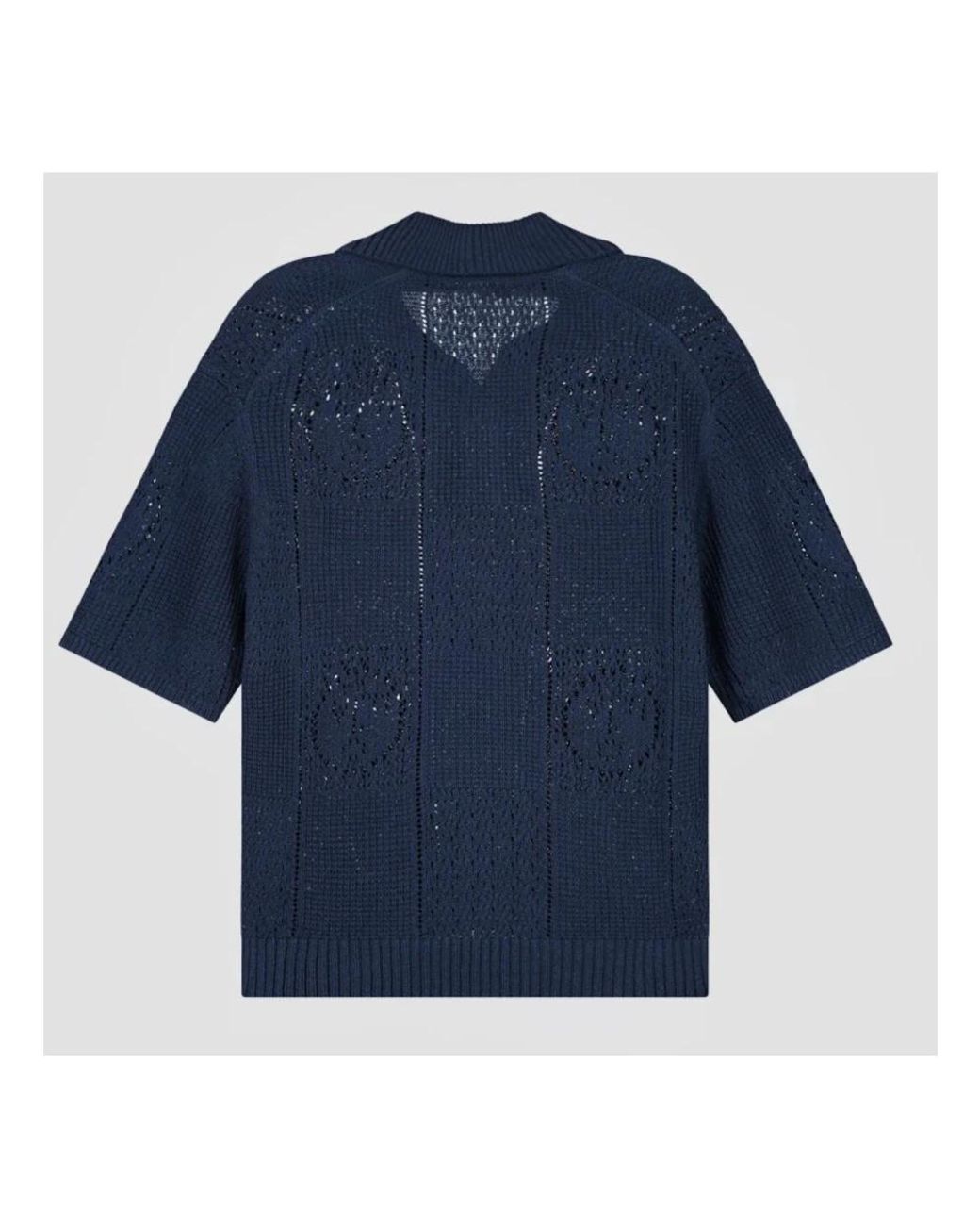 Olaf Hussein Blue Polo Shirts for men
