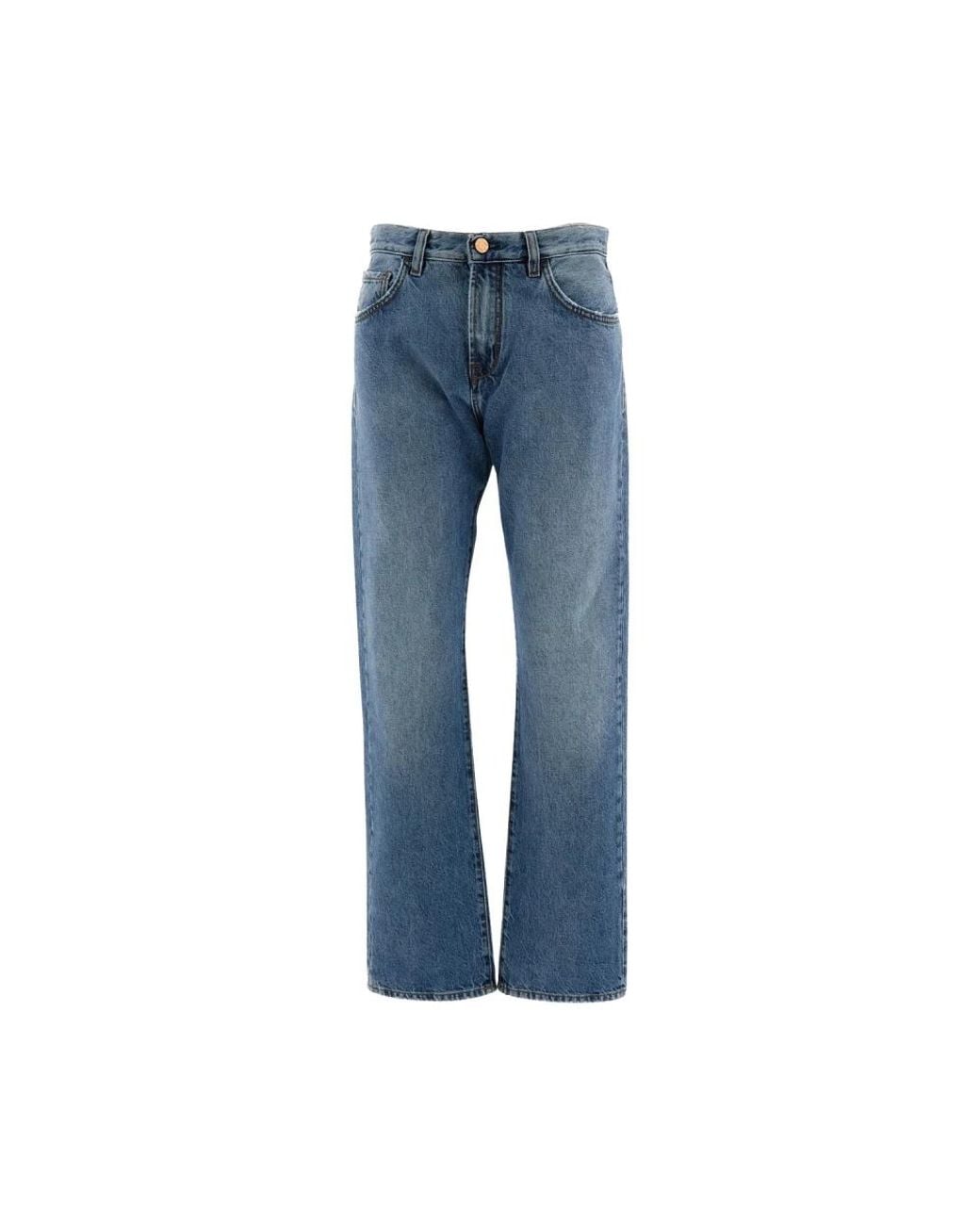 3x1 Blue Straight Fit Jeans