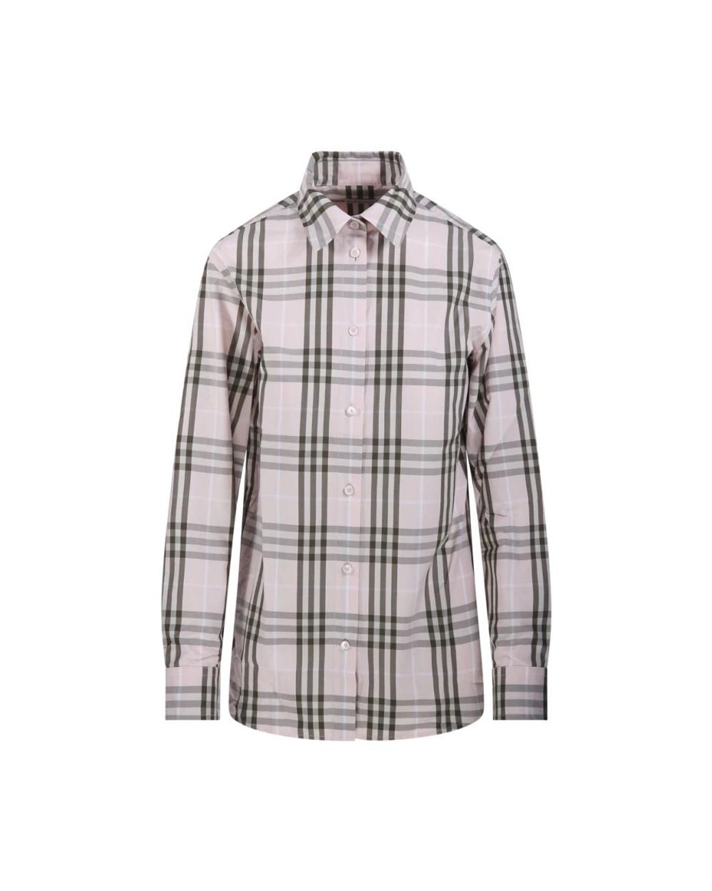 Burberry Gray Casual Shirts