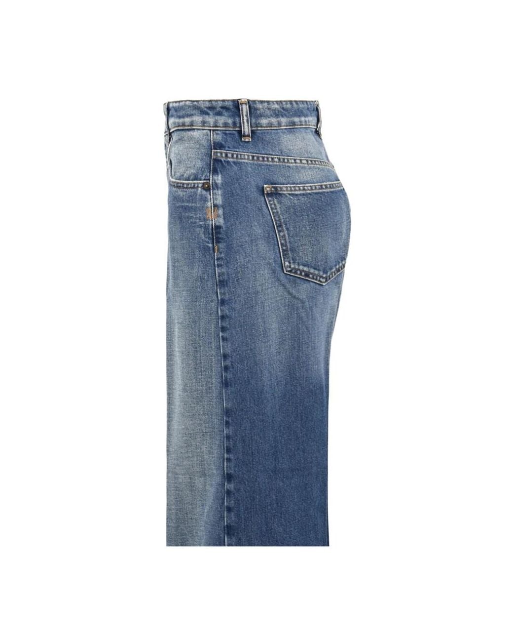 Straight Jeans SOLOTRE de color Blue