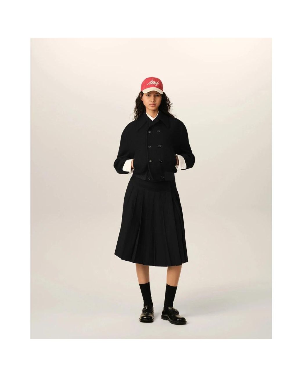 AMI Black Bomber Jackets