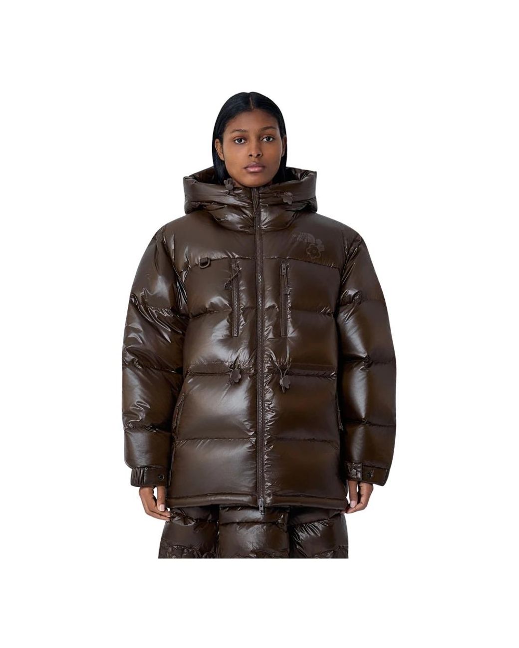 The North Face Himalayan Down Jacket in het Brown