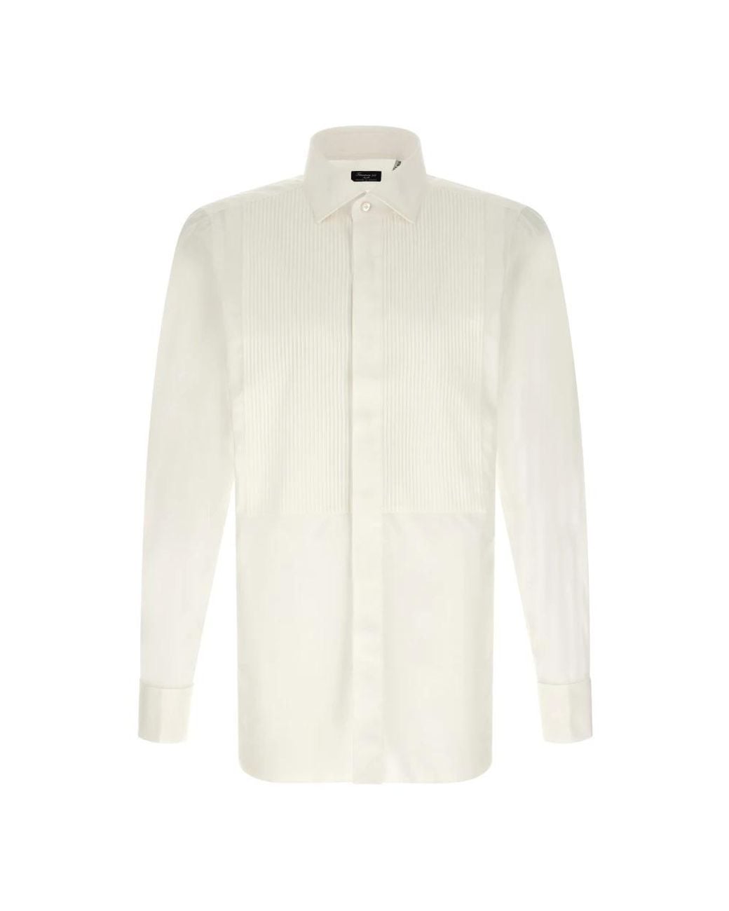 Finamore 1925 White Formal Shirts for men
