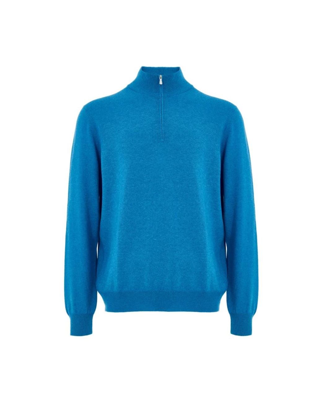 Gran Sasso Blue Turtlenecks for men