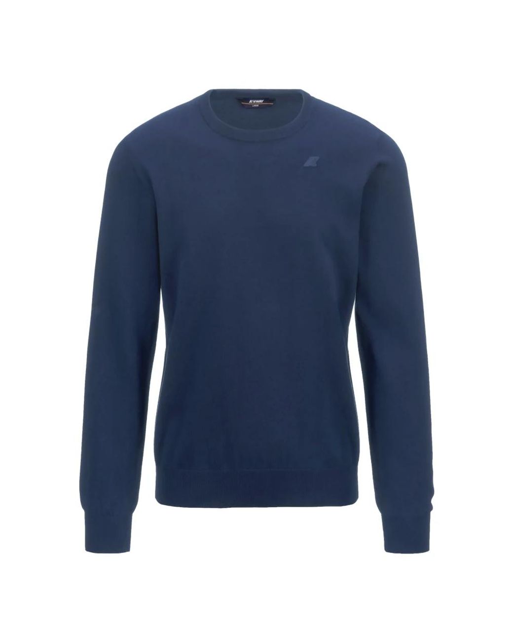 K-Way Blue Round-Neck Knitwear for men