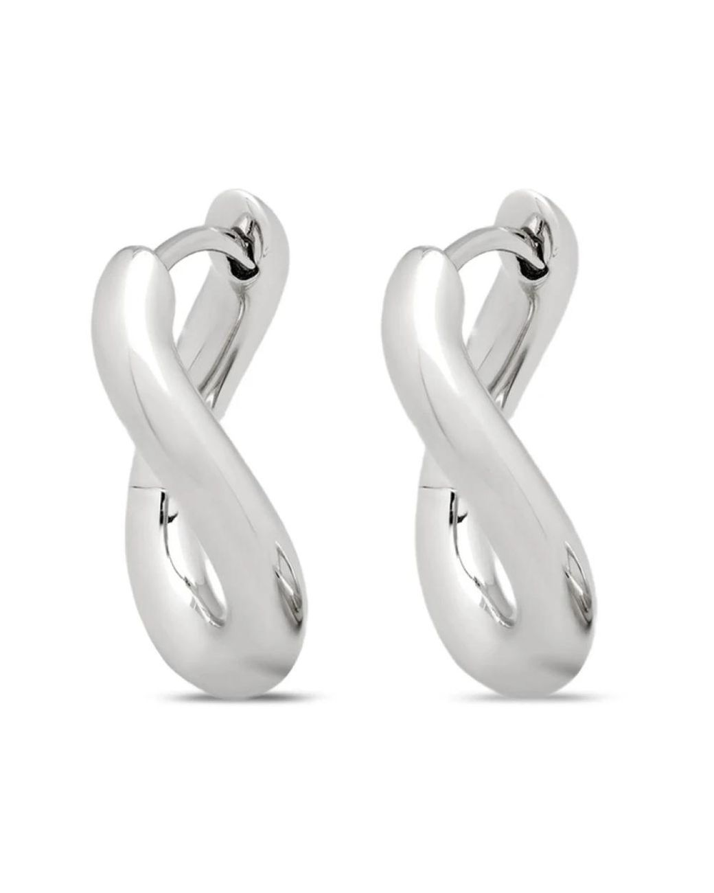Tom Wood White Earrings for men