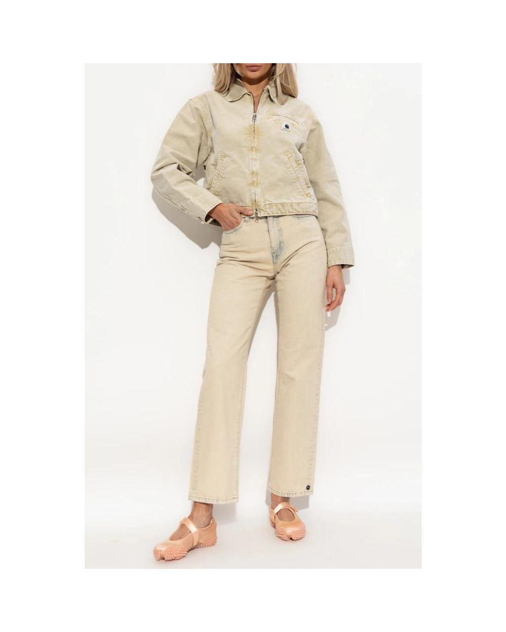 Light Jackets Carhartt de color Natural
