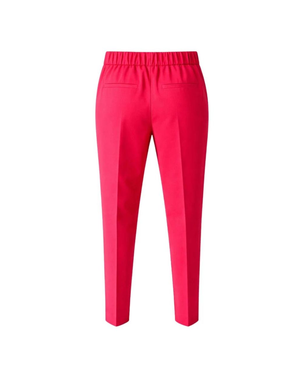 Clips Red Slim-Fit Trousers