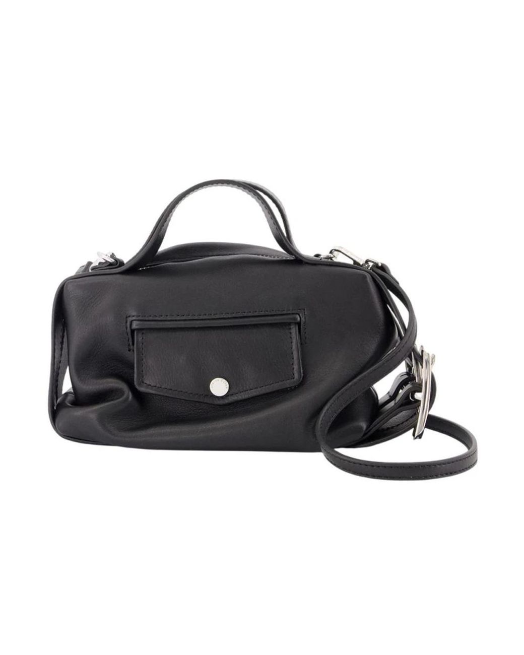 Simone Rocha Black Leder Henkeltasche