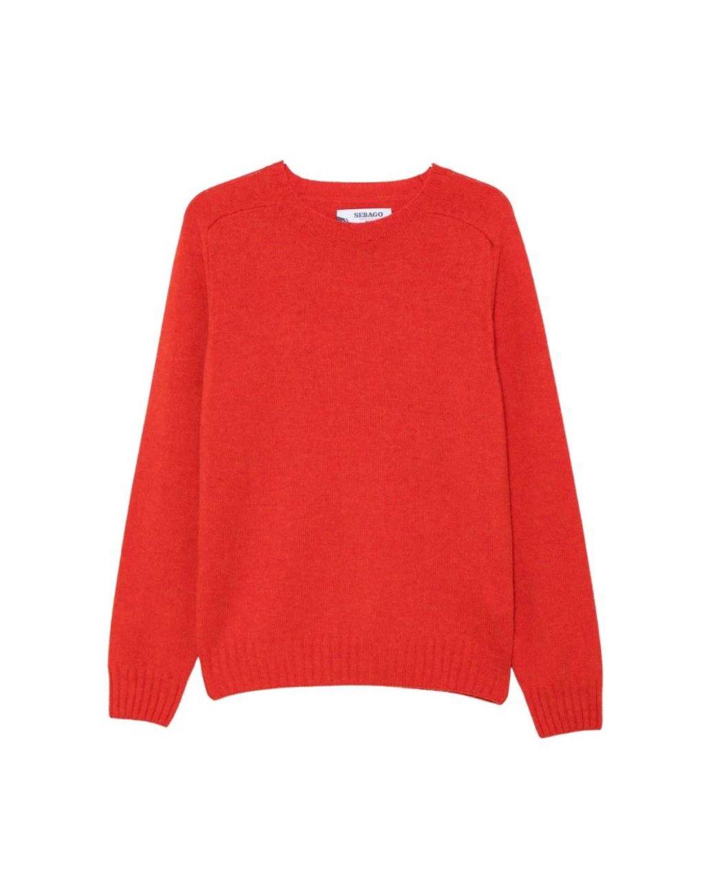 Sebago Red Round-Neck Knitwear for men