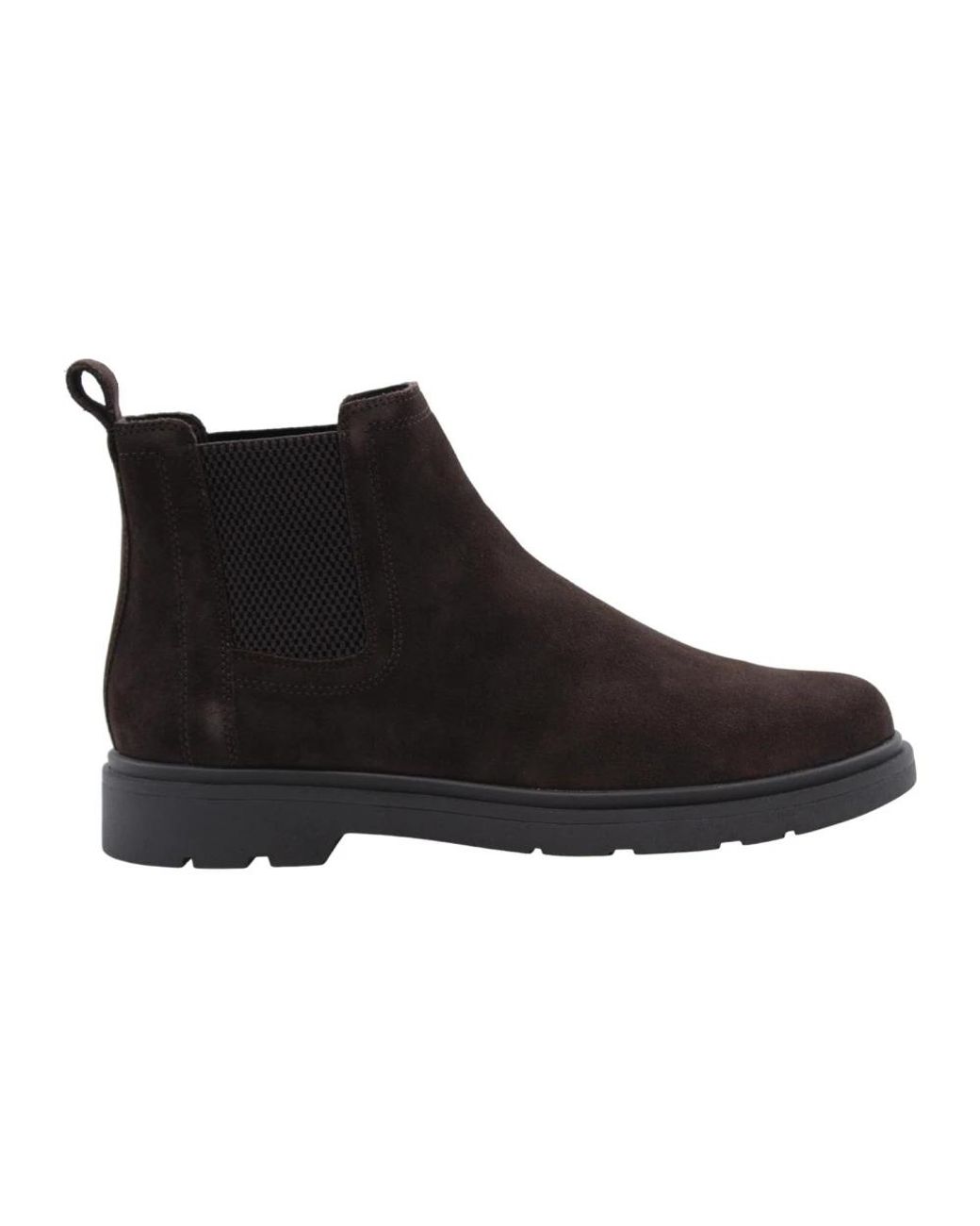 Geox Black Chelsea Boots for men