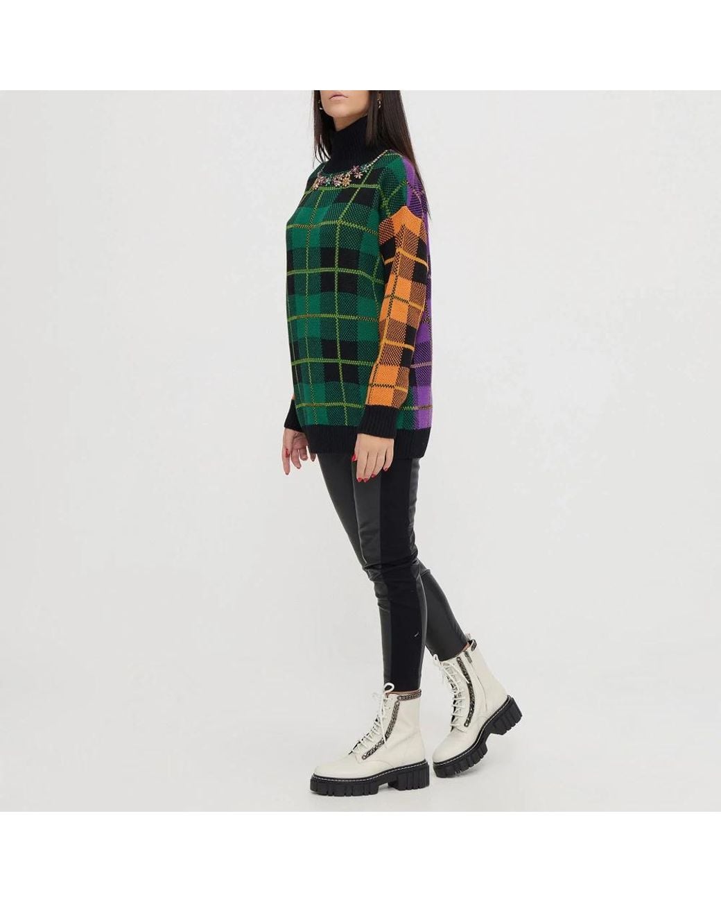 Ermanno Scervino Green Turtlenecks