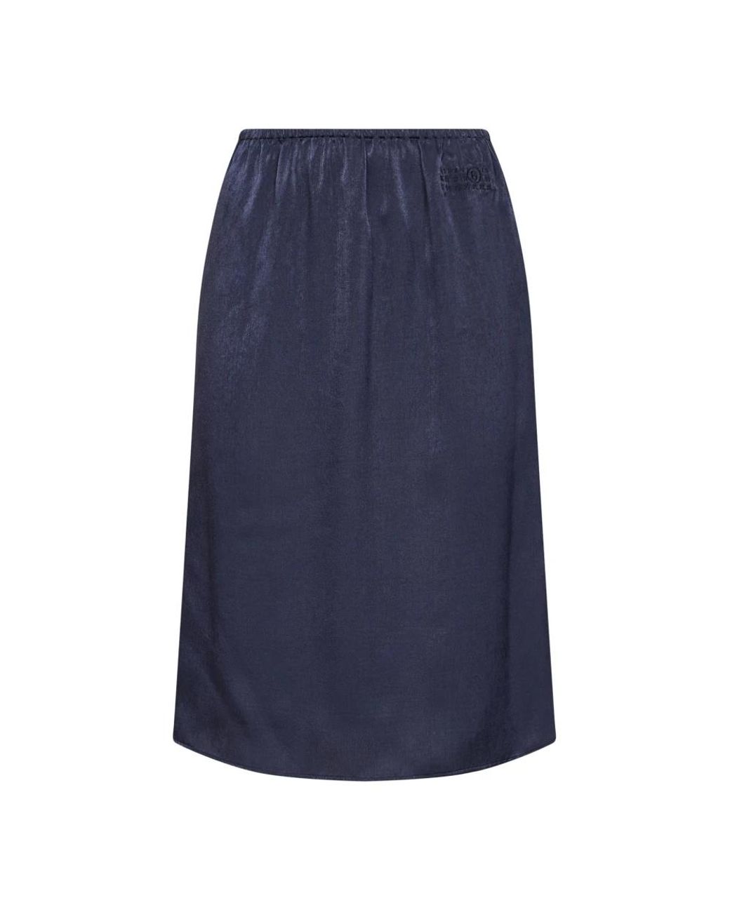 MM6 by Maison Margiela Blue Midi Skirts