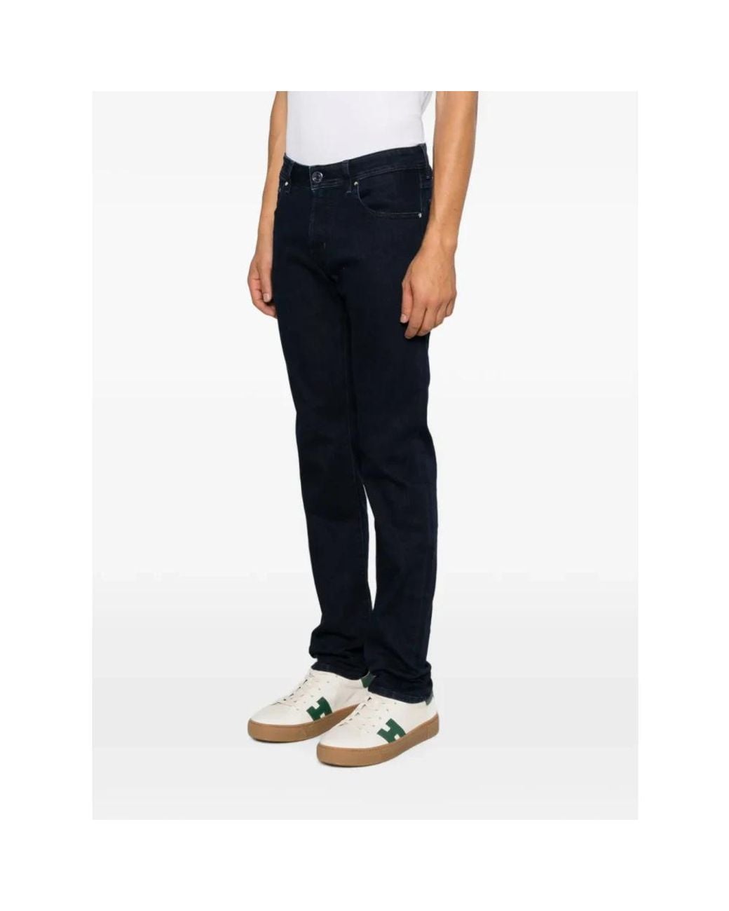 Jacob Cohen Black Slim Fit Jeans for men