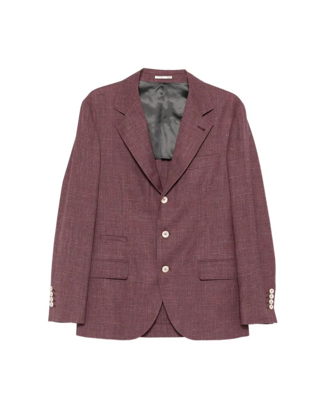 Brunello Cucinelli Jassen ,Rood ,Wol Blazer in het Purple voor heren