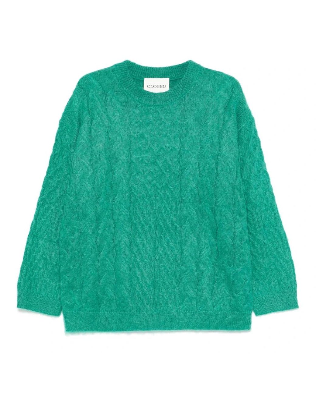 Closed Green Round-Neck Knitwear