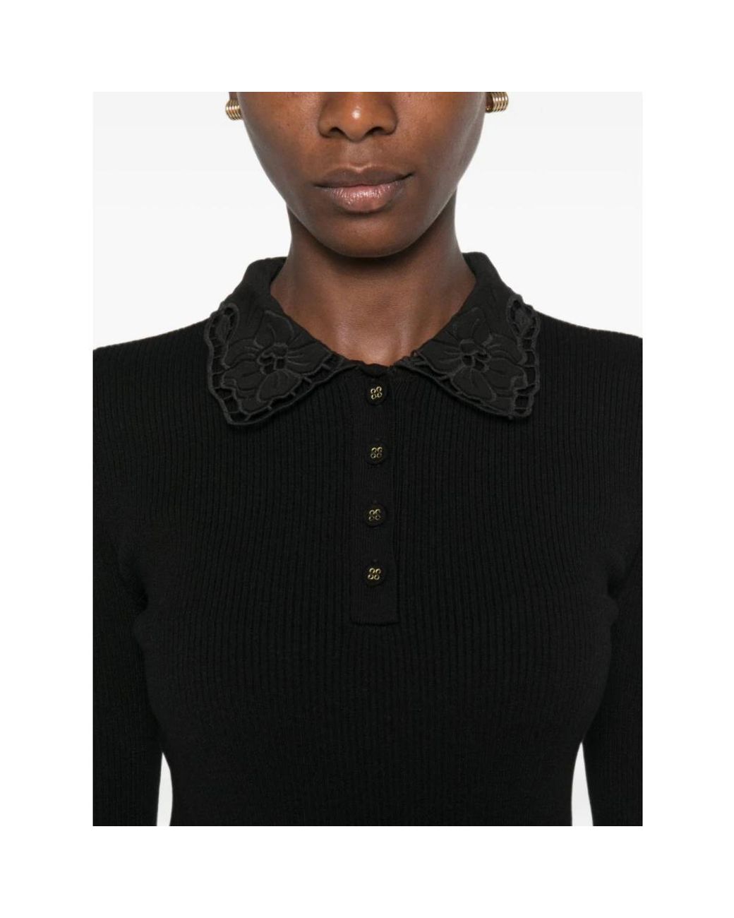 Twinset Black Polo Shirts