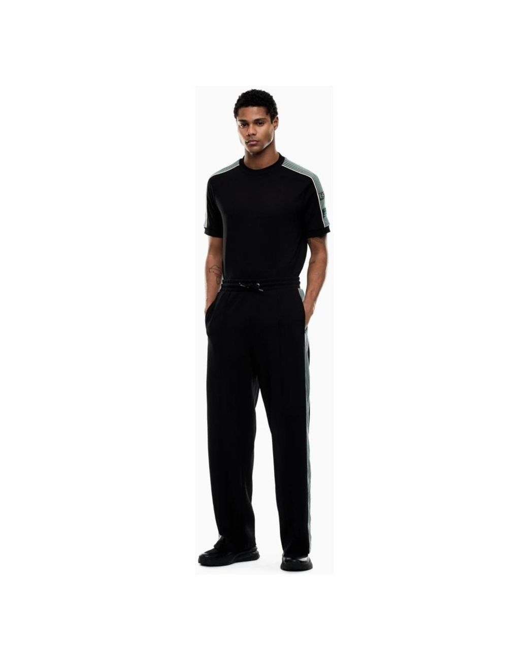 EA7 Black Sweatpants for men