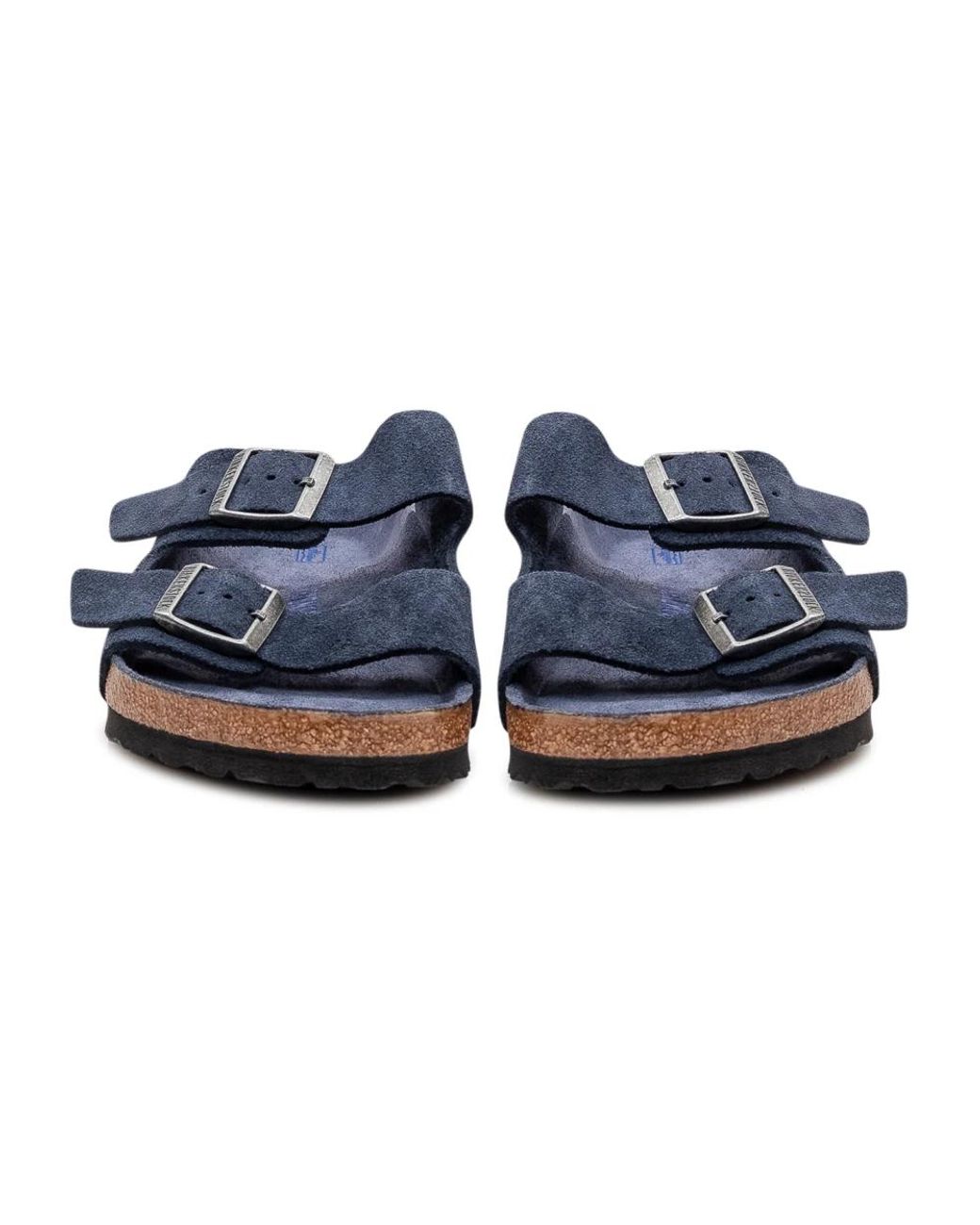 Birkenstock Schoenen ,Blauw ,Suède Arizona Soft Footbed in het Blue voor heren