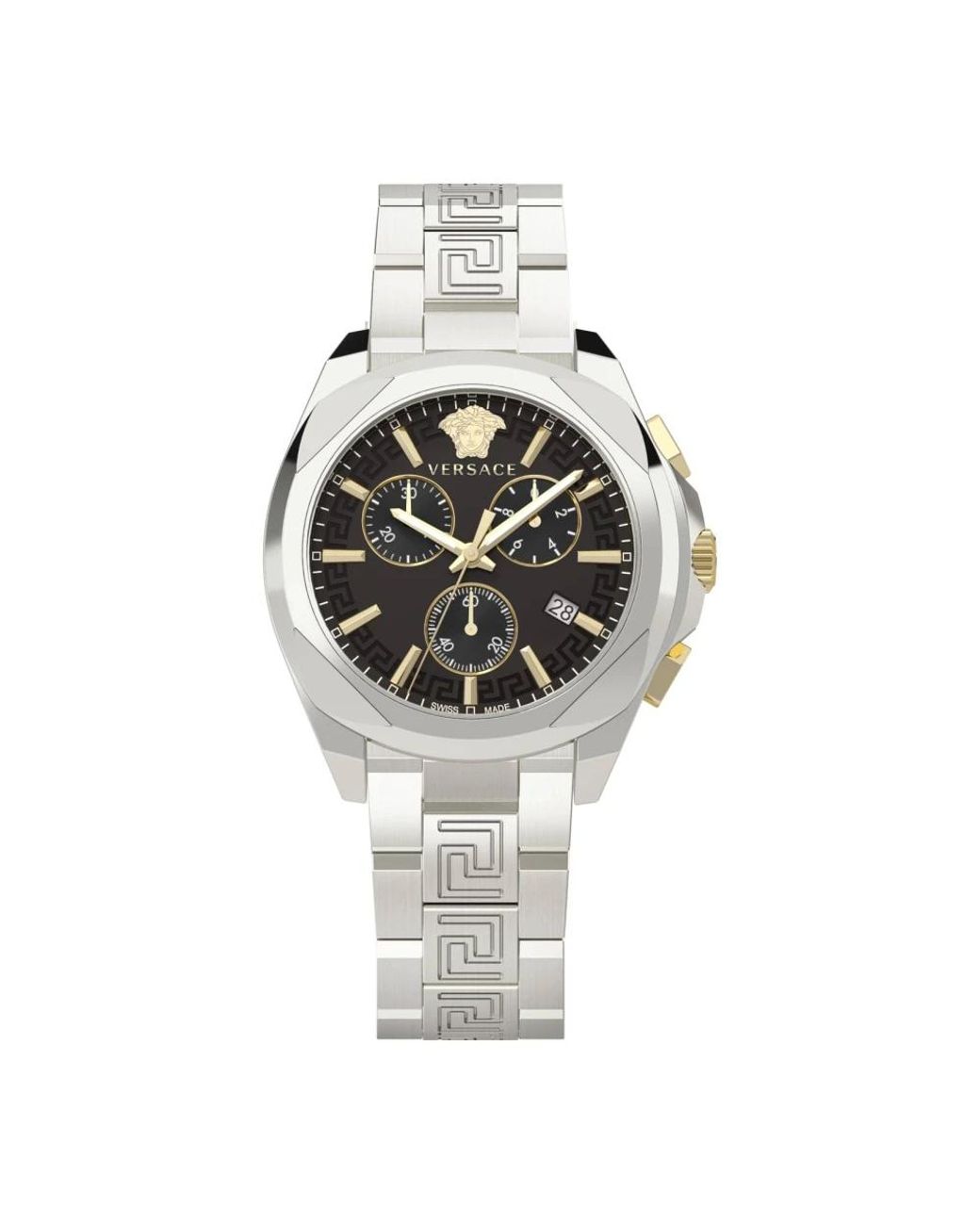 Versace Chrono 40Mm in het Metallic