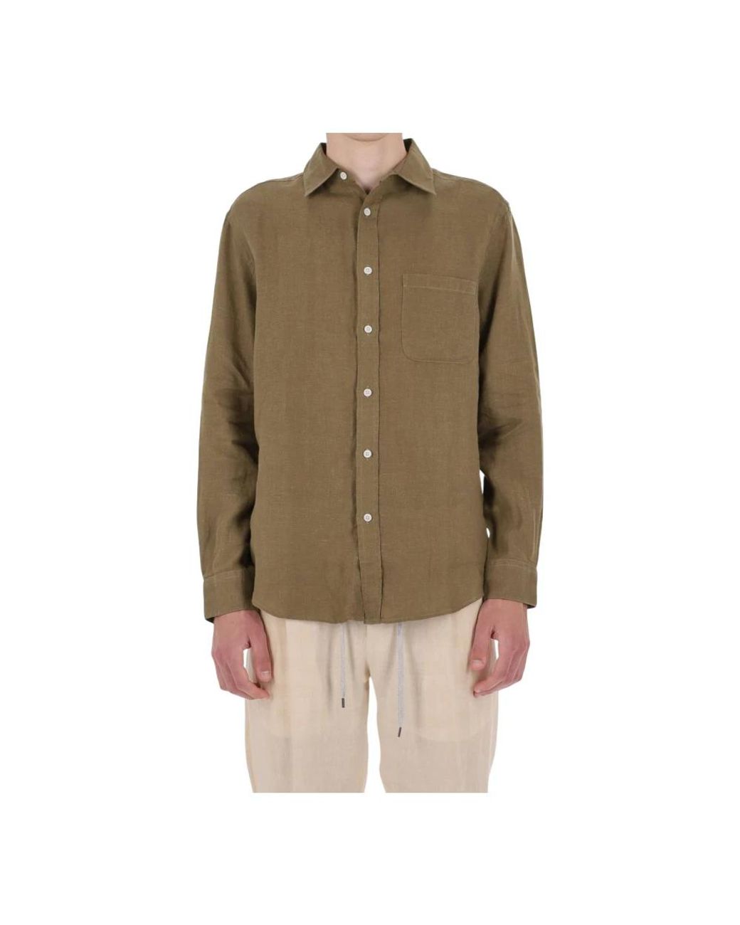 Portuguese Flannel Green Casual Shirts for men