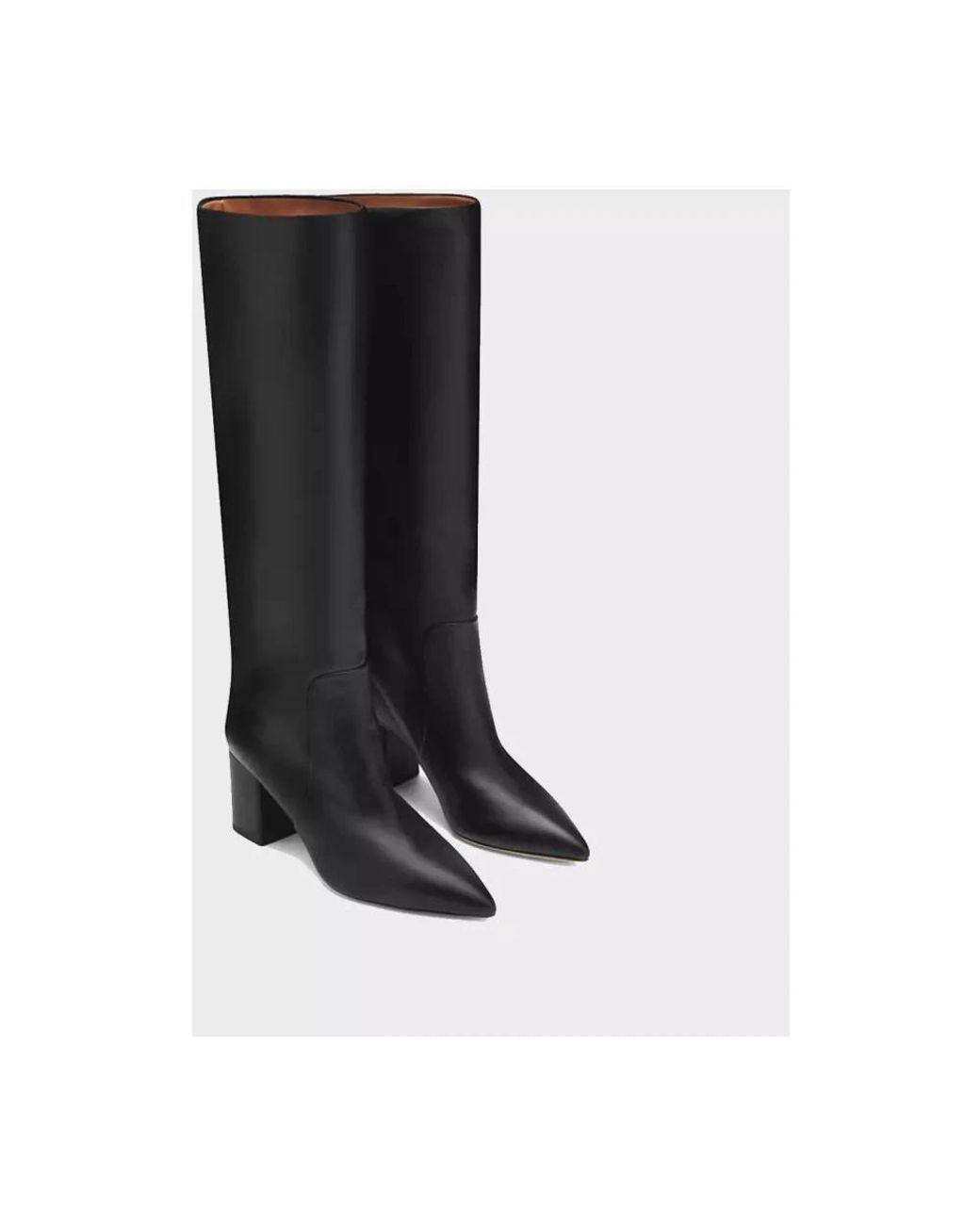 Paris Texas Black Heeled Boots