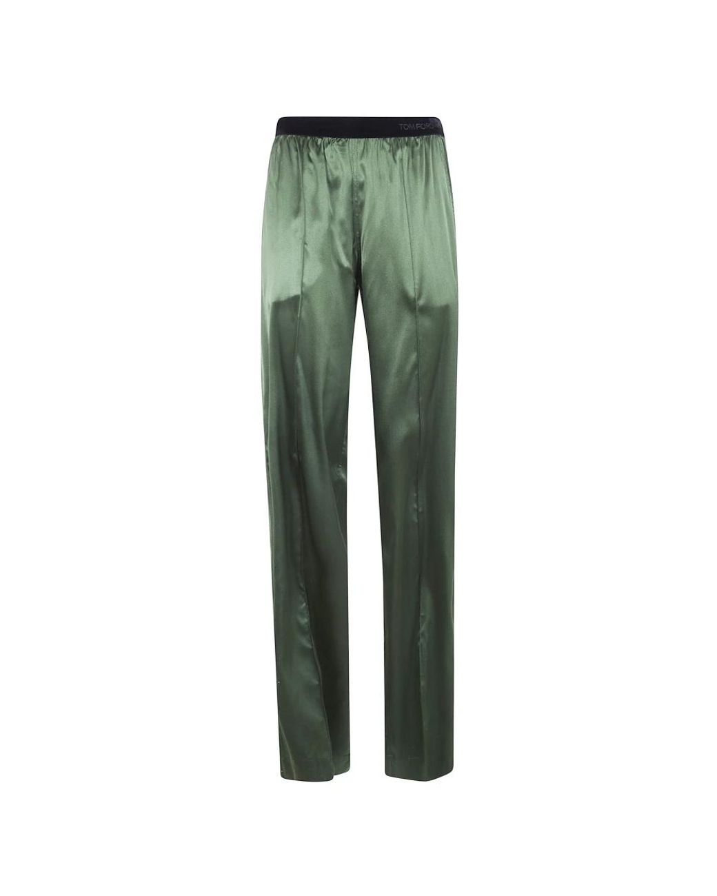 Tom Ford Broeken ,Groen ,Leather Broeken in het Green