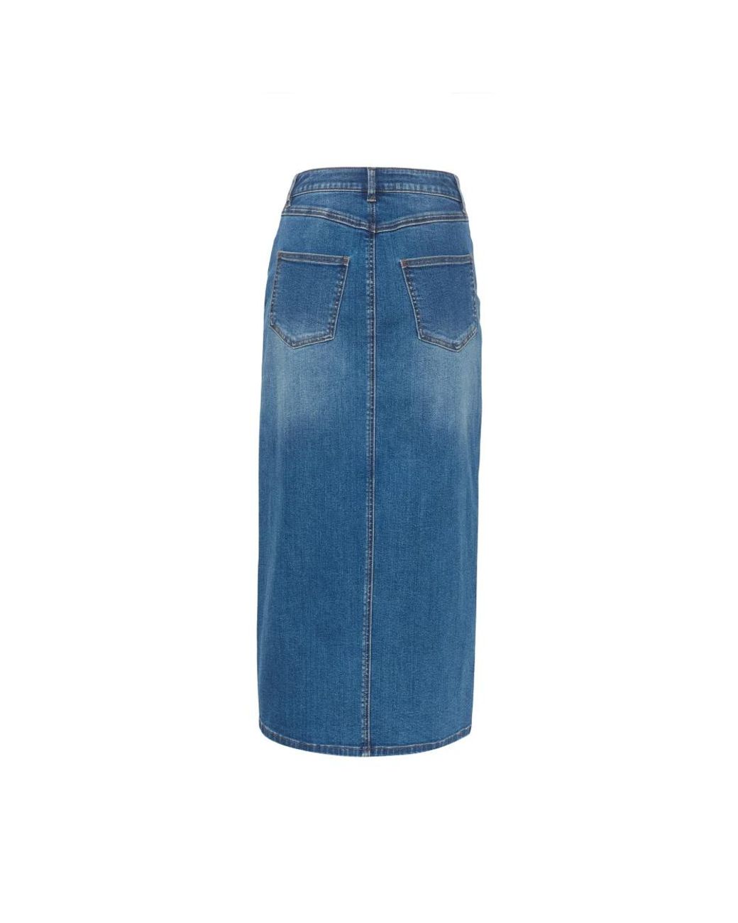 Denim Skirts Kaffe en coloris Blue