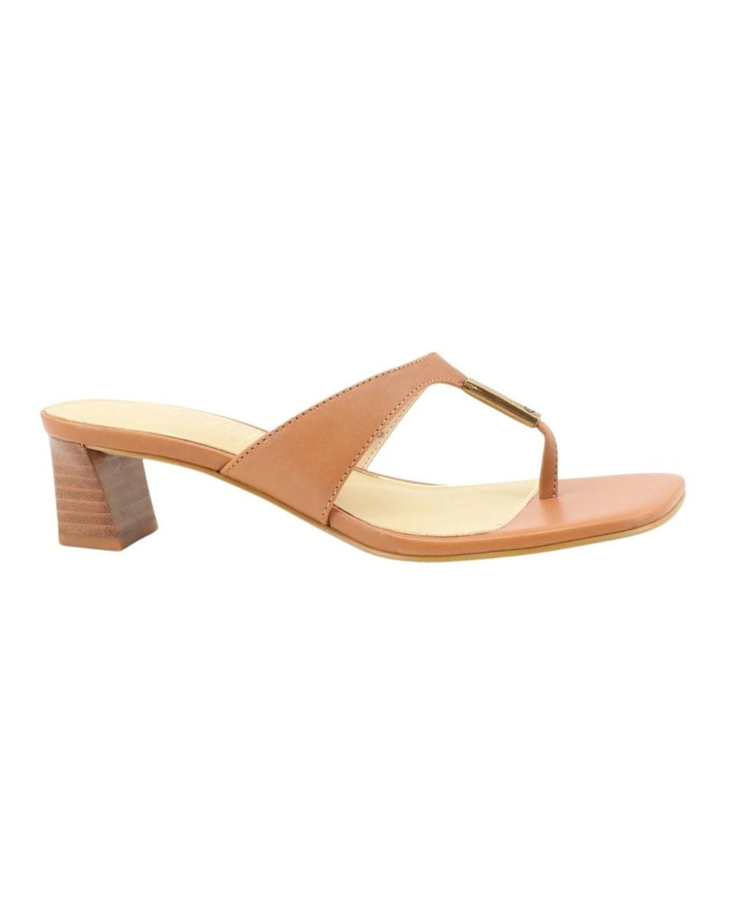 Guess Brown Heeled Mules