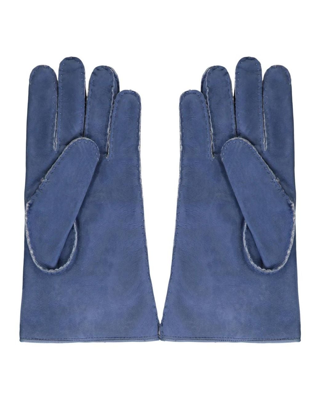 Moorer Blue Gloves for men