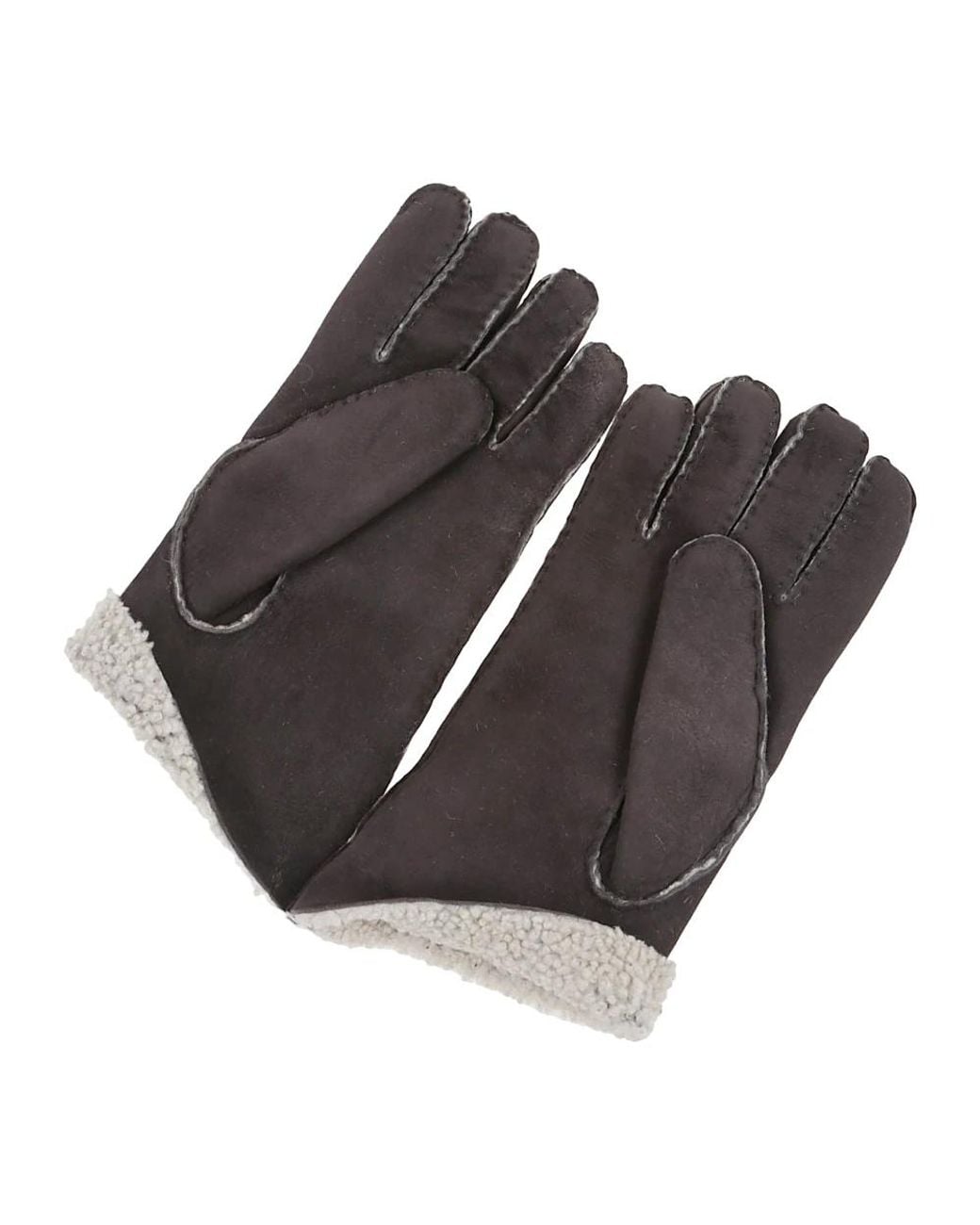 Eleventy Brown Gloves for men