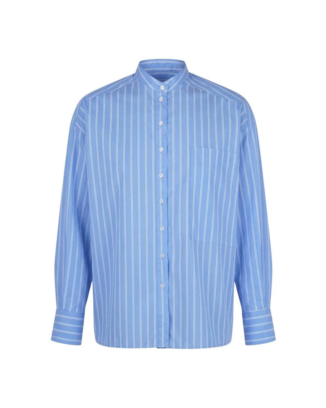 Ottod'Ame Blue Baumwollhemd