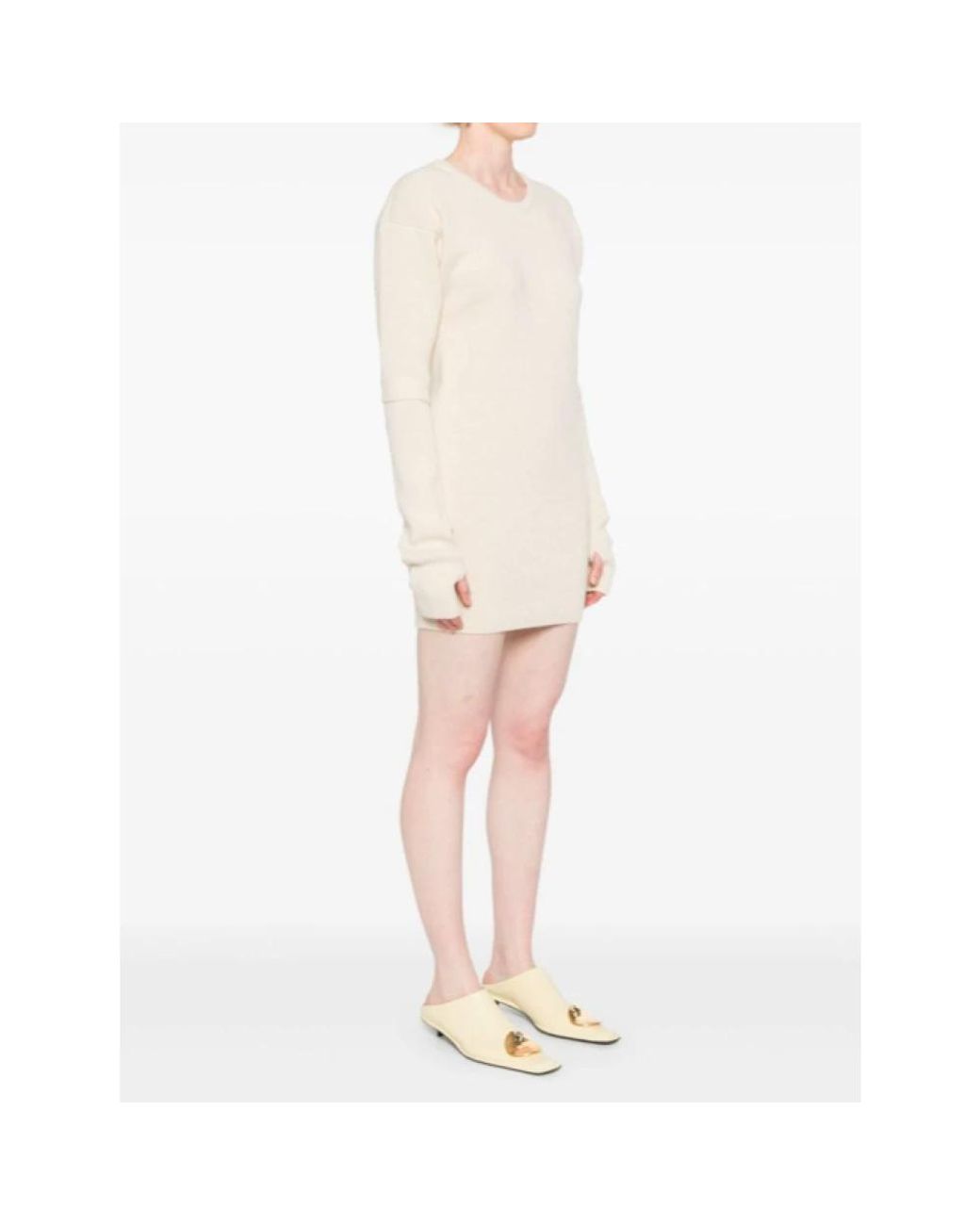 Lemaire White Short Dresses