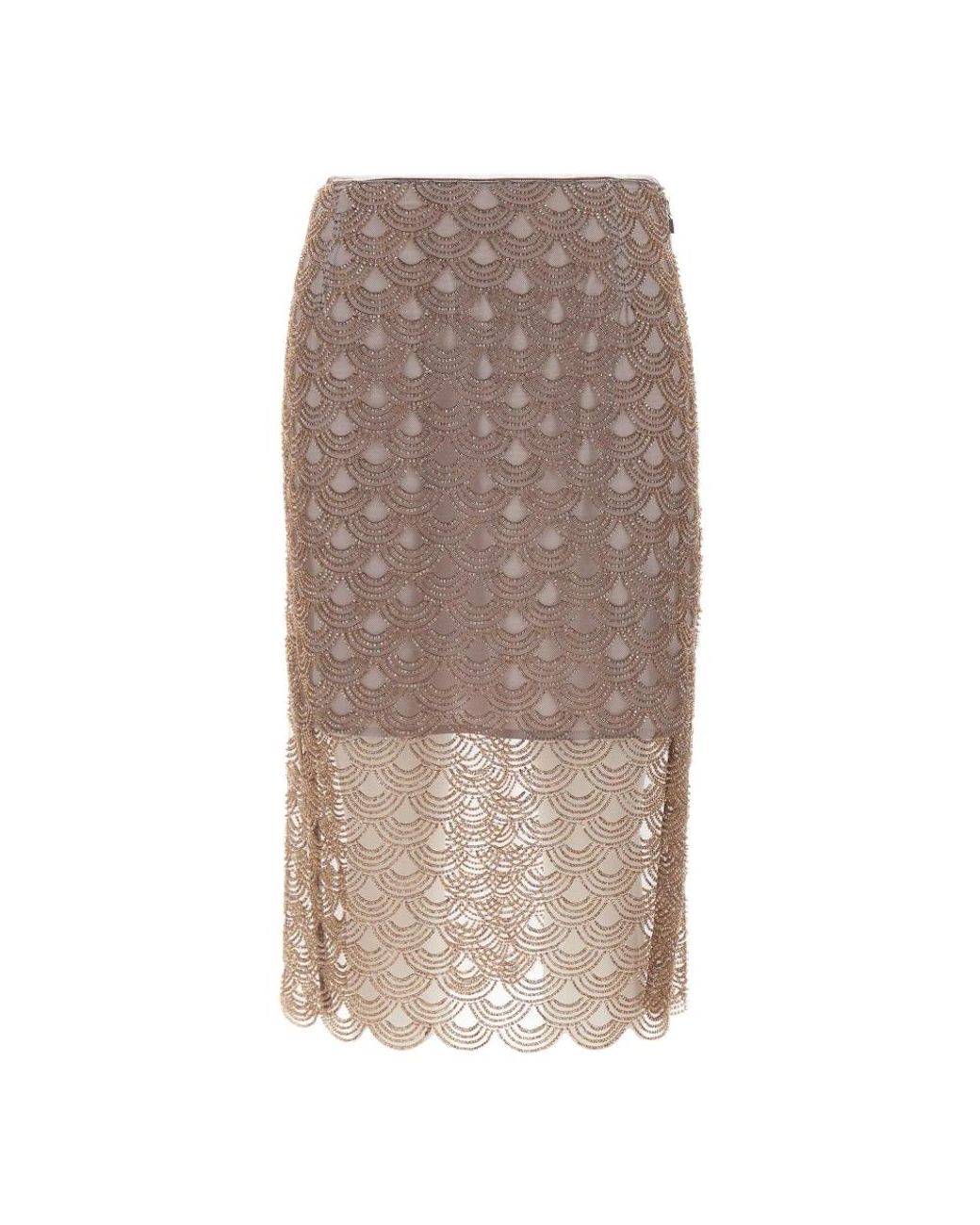 ROTATE BIRGER CHRISTENSEN Brown Midi Skirts