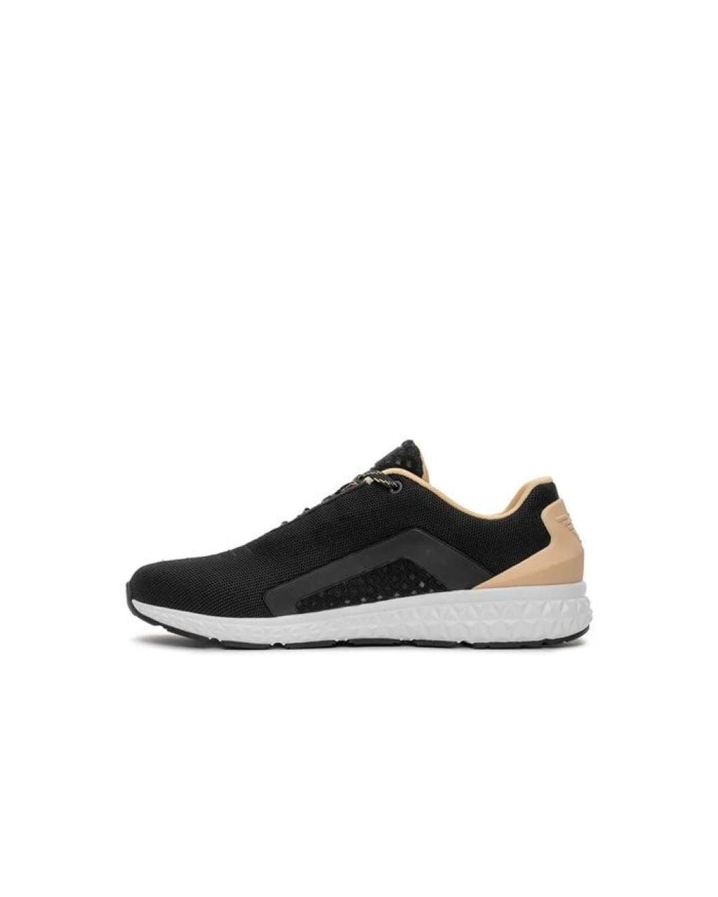 EA7 Black Shoes for men